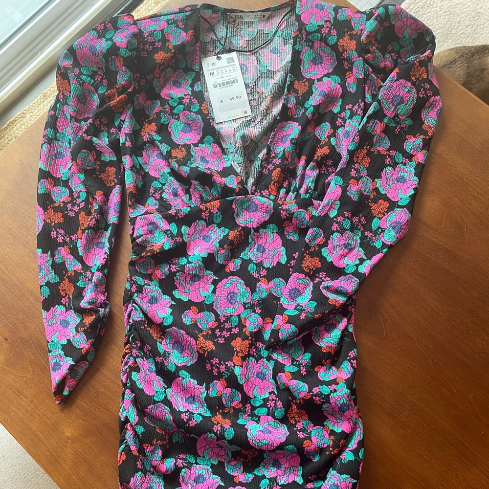 Floral mini dress